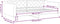 vidaXL - Slaapbank - 100x200 - cm - stof - lichtgrijs