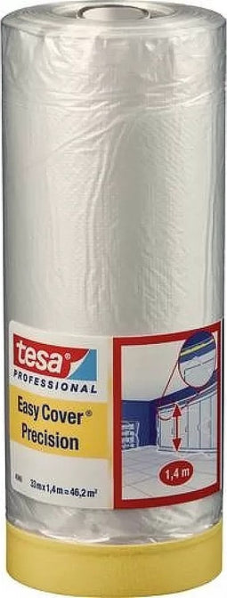 tesa 04365-00001-01 Afdekfolie tesa Easy Cover 4369 Transparant (l x b) 14 m x 1.4 m 1 stuk(s)