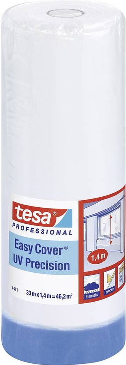 tesa 04411-00001-00 Afdekfolie tesa Easy Cover Blauw (l x b) 33 m x 1.4 m 1 stuk(s)