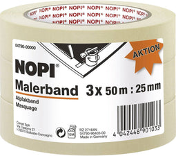 tesa 04790-00000-01 Schilderstape Beige (l x b) 50 m x 25 mm 3 stuk(s)