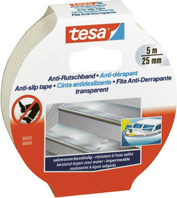Tesa 55587-02 Anti-slip Tape - 5M x 25MM - Transparant