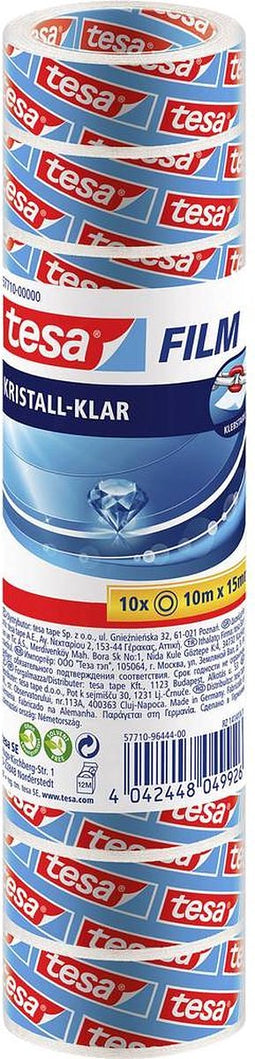 tesa 57710-00000-02 Zelfklevende folie Kristalhelder Transparant (l x b) 10 m x 15 mm 10 stuk(s)