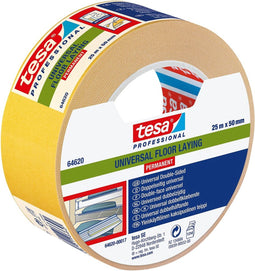 Tesa 64620 Filmtape - Dubbelzijdig - Transparant - 50mm x 25m