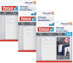 tesa 77776 Klevende spijkers Wit Inhoud: 6 stuk(s)