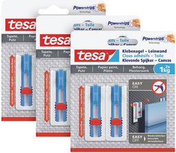 tesa 77778 Klepagel-scherm verstelbaar Wit Inhoud: 6 stuk(s)