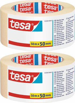 Tesa Afplakband - 50 m x 50 mm