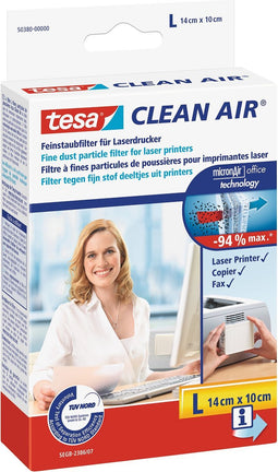 tesa Clean Air L Fijnstoffilter voor laserprinter Zelfklevend 1 stuk(s)