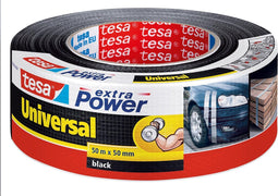 Tesa Ducttape Klustape extra power 50m/ 48mm - Zwart