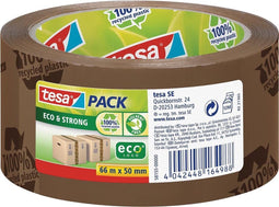 tesa ECO & STRONG 58155-00000-00 Pakband tesapack Bruin (l x b) 66 m x 50 mm 1 stuk(s)