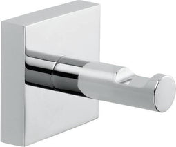 tesa® Ekkro badjashaak, hoogglans verchroomd metaal, zelfklevend, 50 mm x 50 mm x 63 mm