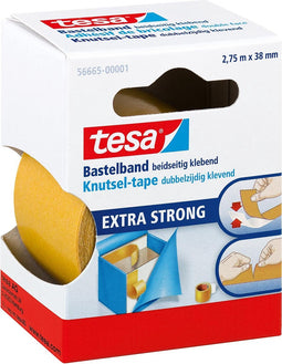 tesa EXTRA STRONG 56665-00001-01 Dubbelzijdige tape tesa Bastelband Transparant (l x b) 2.75 m x 38 mm 1 stuk(s)