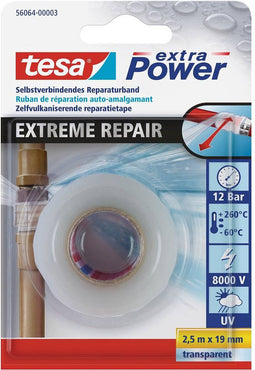 tesa EXTREME REPAIR 56064-00003-00 Reparatietape tesa extra Power Transparant (l x b) 2.5 m x 19 mm 1 stuk(s)