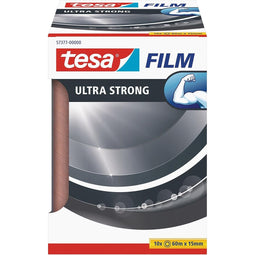 Tesa - film Ultra-Strong, ft 60 m x 15 mm, toren van 10 rolletjes