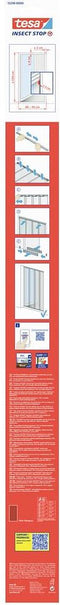 tesa Insect Stop 55298-00000-00 Insectengaas (b x h) 0.95 m x 2.20 m Antraciet 1 stuk(s)