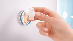 Tesa Klaam Toiletrolhouder met deksel 14x12.5x5.3cm Chroom