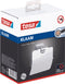 Tesa Klaam Toiletrolhouder met deksel 14x12.5x5.3cm Chroom