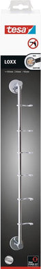 tesa® Loxx handoekhouder, hoogglans verchroomd metaal