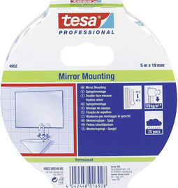tesa MIRROR 04952-00546-05 Dubbelzijdige montagetape tesa Professional Wit (l x b) 5 m x 19 mm 1 stuk(s)