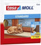 Tesa Moll tochtstrip 05559 I profiel - 9mmx6m bruin