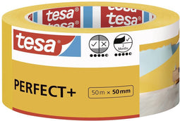tesa Perfect+ 56538-00000-00 Schilderstape Geel (l x b) 50 m x 50 mm 1 stuk(s)