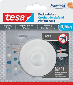 Tesa - Plafondhaak behang en pleisterwerk zelfklevend 500gr