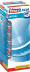 Tesa plakband Crystal formaat 33 m x 19 mm pak van 8 rollen