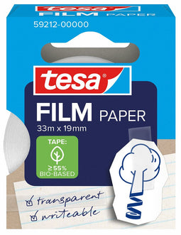 Tesa - Plakband film papier 19mmx33m | 10 stuks