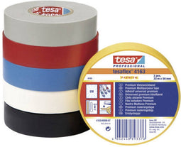 tesa PREMIUM 04163-00178-92 Isolatietape tesaflex 4163 Zwart (l x b) 33 m x 15 mm 1 stuk(s)