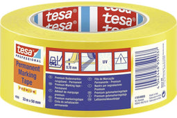 tesa PREMIUM 04169-00058-93 Markeringstape tesa Professional Geel (l x b) 33 m x 50 mm 1 stuk(s)