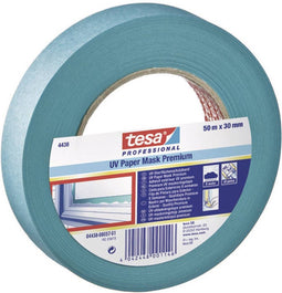 tesa PREMIUM 04438-00017-00 Maskeertape tesakrepp Blauw (l x b) 50 m x 30 mm 1 stuk(s)