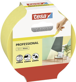 tesa Professional 56299-00000-00 Schilderstape Geel (l x b) 50 m x 30 mm 1 stuk(s)