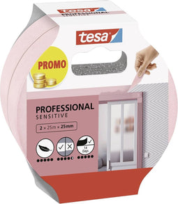 tesa Professional Sensitive 56267-00000-01 Schilderstape Roze (l x b) 50 m x 25 mm 2 stuk(s)
