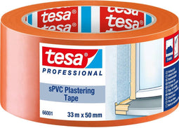 tesa SPVC 66001-00003-00 Gipstape tesa Professional Oranje (l x b) 33 m x 50 mm 1 stuk(s)