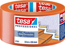 tesa SPVC EMBOSSED 67001-00003-00 Gipstape tesa Professional Oranje (l x b) 33 m x 50 mm 1 stuk(s)