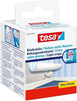 tesa Tesa 05225-00014-02 Gipstape Wit (l x b) 10 m x 50 mm 1 stuk(s)
