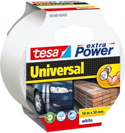tesa UNIVERSAL 56348-00005-05 Textieltape tesa extra Power Wit (l x b) 10 m x 50 mm 1 stuk(s)
