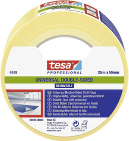 tesa UNIVERSAL REMOVABLE 04939-00003-11 Bevestigingstape tesa Professional Wit (l x b) 25 m x 50 mm 1 stuk(s)