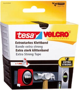 Tesa-Velcro Klittenbandstrook 55229-ZW - 50 mm x 1 m - Zwart