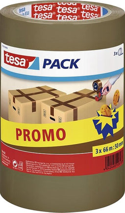 Tesa - Verpakkingse 57519 50mmx66m bruin pp promopack