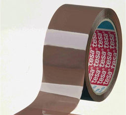 tesa® Verpakkingstape PP, 50 mm x 66 m, Bruin (pak 6 x 66 meter)