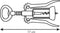 Tescoma 420244.20 Wing corkscrew Chroom, Rood kurkentrekker