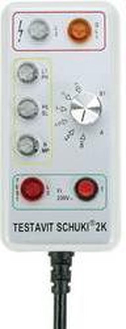 Testboy Testavit Schuki 2K Stopcontacttester CAT III 300 V LED