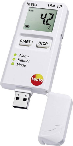 testo 0572 1842 184 T2 Temperatuur datalogger Te meten grootheid Temperatuur -35 tot +70 °C