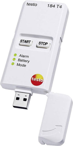 testo 0572 1844 184 T4 Temperatuur datalogger Te meten grootheid Temperatuur -80 tot +70 °C