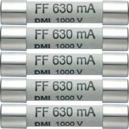 testo 0590 0006 Zekering Multimeterzekering, 5-delige set reservezekeringen 630 mA/1000 V 1 stuk(s)