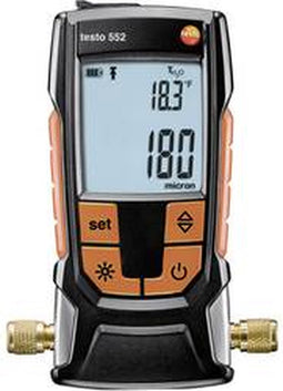 testo 552 Gasdrukmeter Druk, Temperatuur 0 - 26.66 mbar