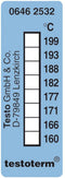 testo testoterm Temperatuurmeetstrip 161 tot 204 °C Inhoud10 stuk(s)