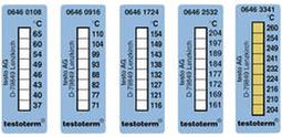 testo testoterm Temperatuurmeetstrip 37 tot 65 °C Inhoud10 stuk(s)