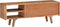vidaXL - Tv-meubel - met - bewerkte - deuren - 117x30x40 - cm - massief - acaciahout