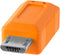 Tether Tools CUC2515-ORG USB-kabel 4,6 m 2.0 USB C Micro-USB B Oranje